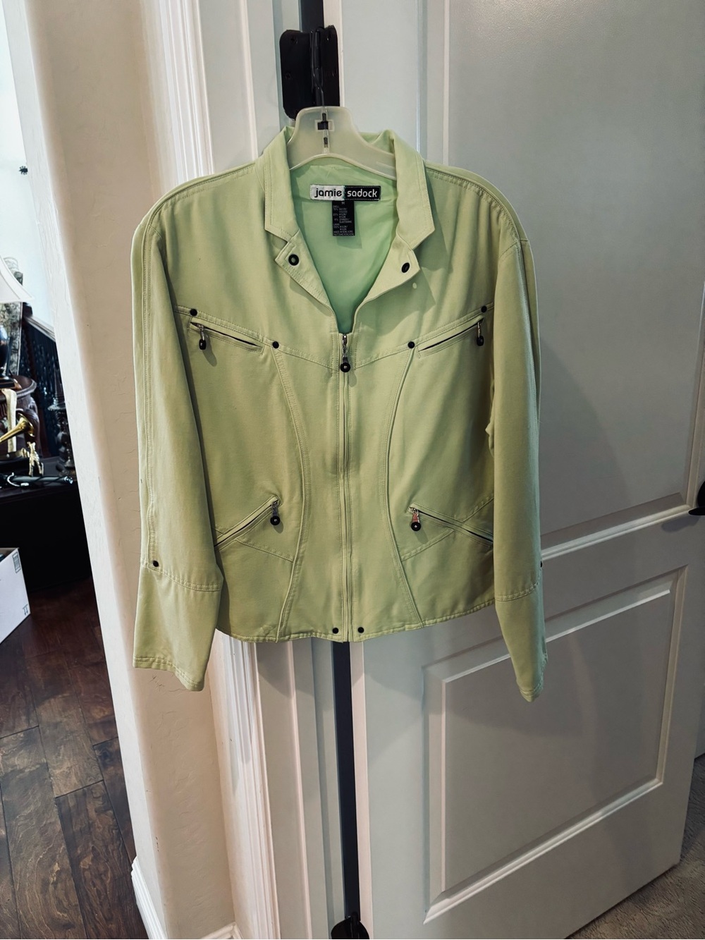 Jamie Sadock soft lime green utility jacket Size Medium